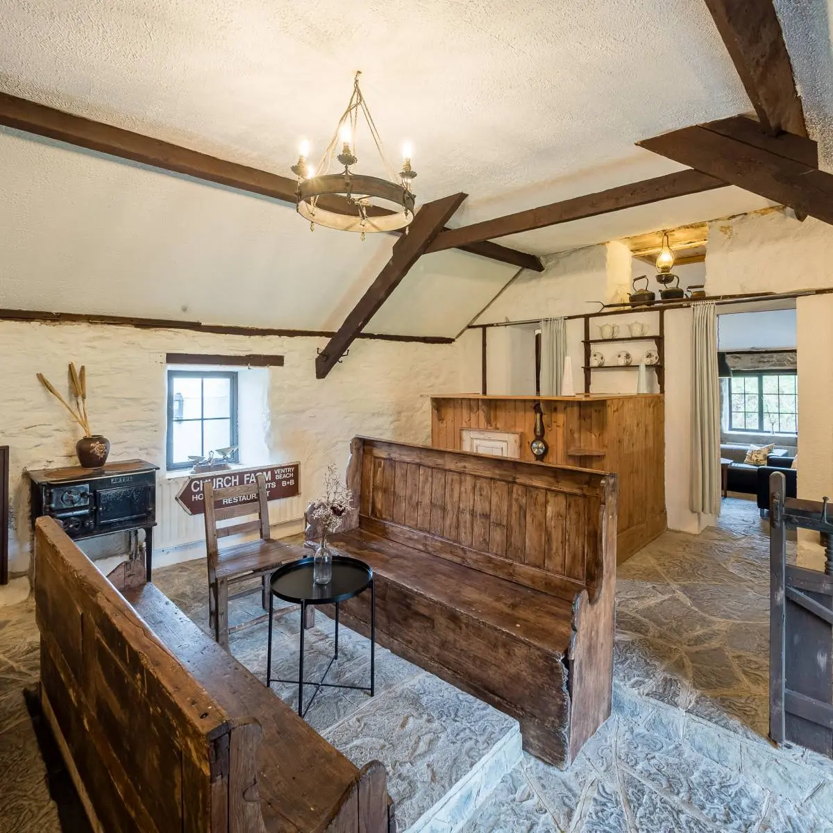 Ventry Farm Cottages, Parlour Cottage. Dingle Peninsula, Ventry Beach, Co. Kerry, Ireland.