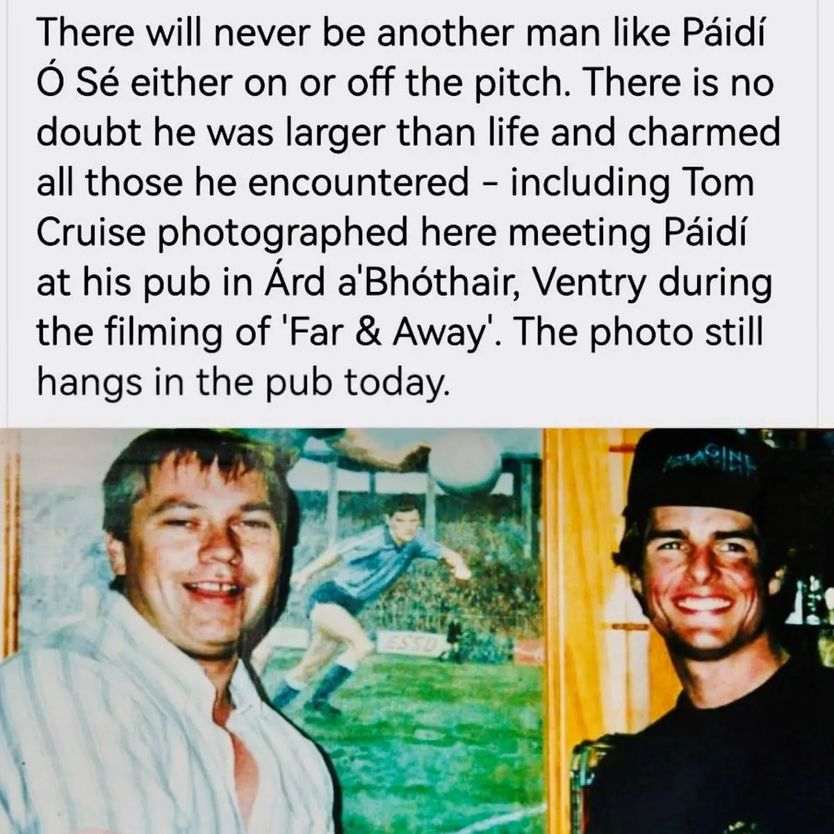 Tom Cruise and Nicole Kidman stayed at Ventry Farm Cottages in 1991.