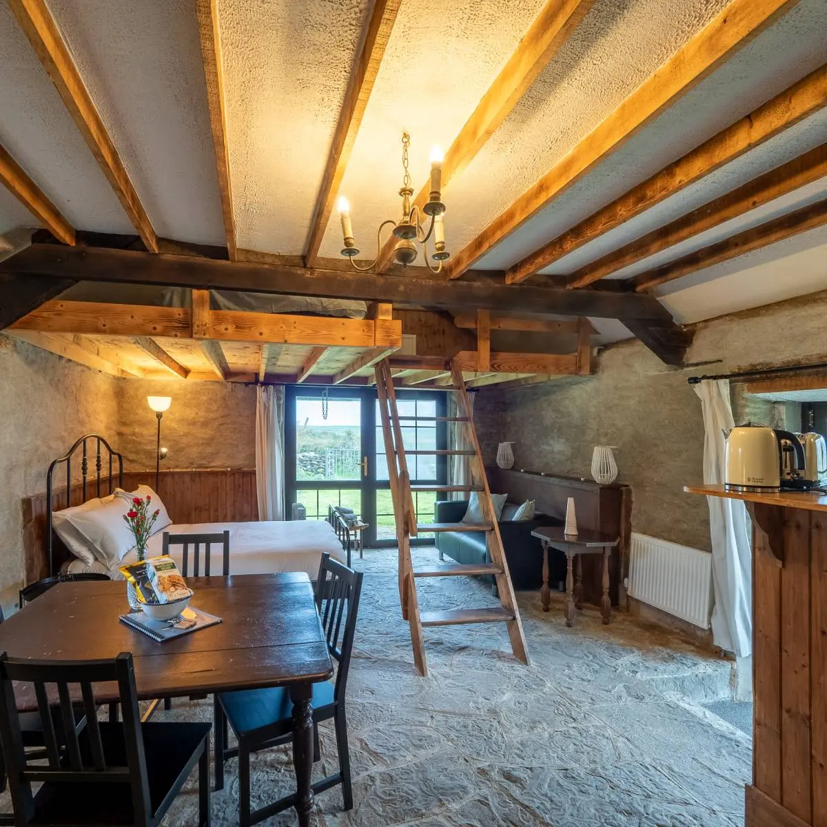 Ventry Farm Cottages, The Lounge. Dingle Peninsula, Ventry Beach, Co. Kerry, Ireland.