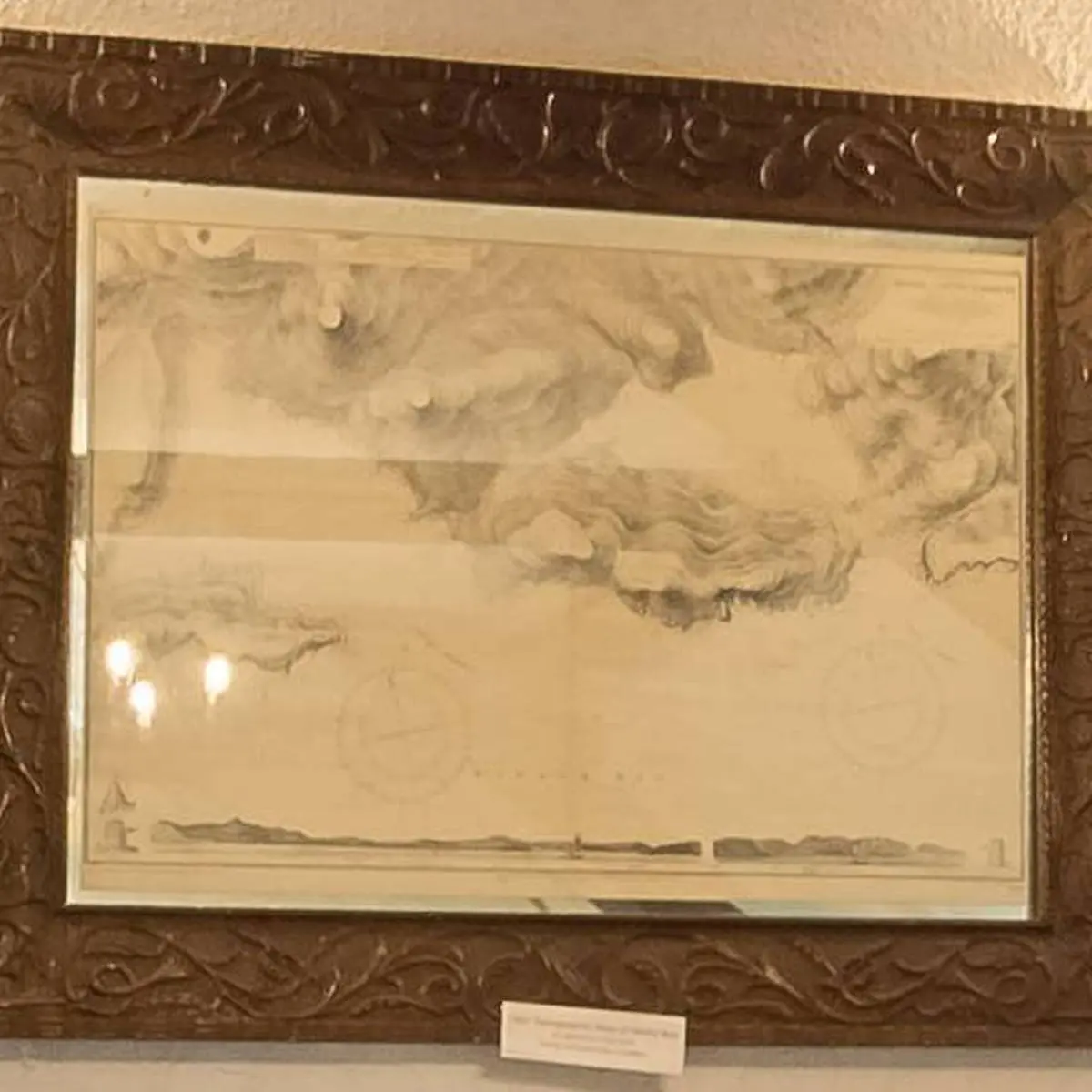 Old historic map of Dingle Peninsula.